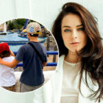 Качели, горки, аквапарк: Марина Александрова отдыхает с детьми в Европе