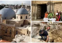 Как и сказано в Евангелии. Под храмом Гроба Господня найден древний сад