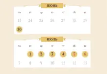 Календарь православных праздников с 30 июня по 6 июля 2025 г. Инфографика